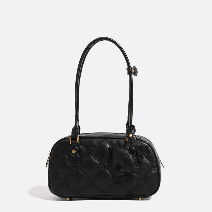 Quilted Elegant Handheld Satchel