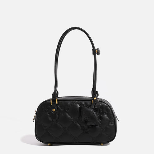 Quilted Elegant Handheld Satchel