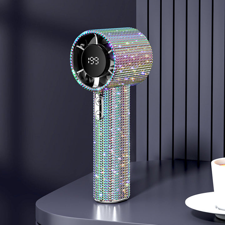 Men's compact and stylish fan with LED display Bowlift