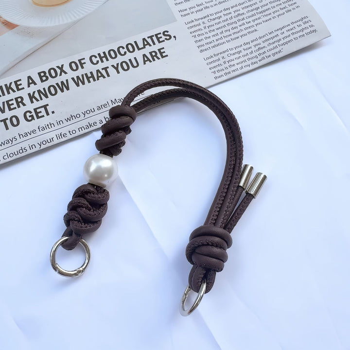 Elegant Braided Keyring Strap Bowlift