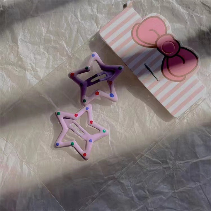 Playful Star-Shaped Hair Clips Bowlift