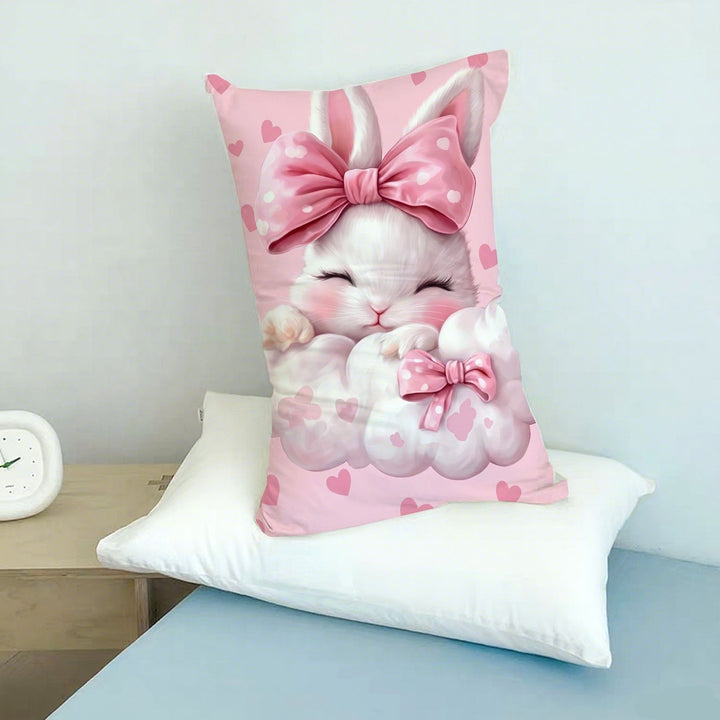 Cartoon Bunny Decorative Throw Pillow