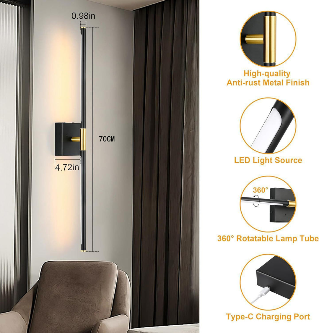 Modern Rotatable Wall Light Fixture