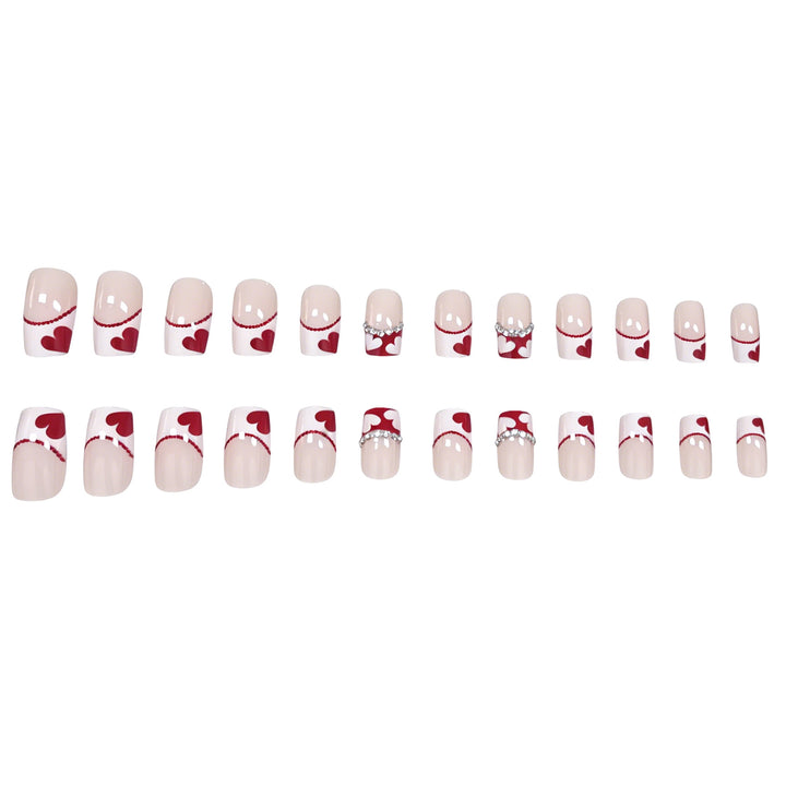 Heart-Themed Nail Art Set Bowlift
