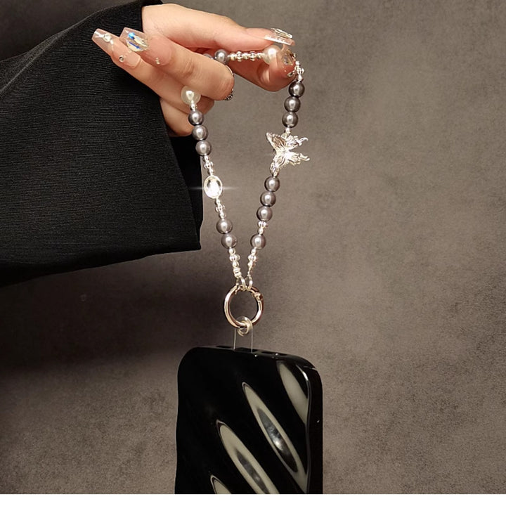 Elegant Charm Beaded Keychain Bowlift