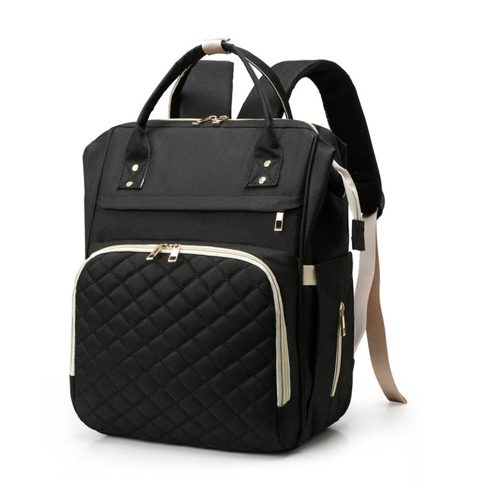 Quilted Multi-Functional Backpack Bowlift