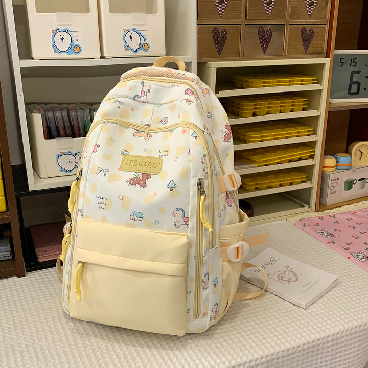 Whimsical Character-Themed School Backpack Bowlift