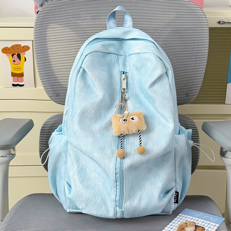 Versatile Casual Backpack with Keychain Bowlift
