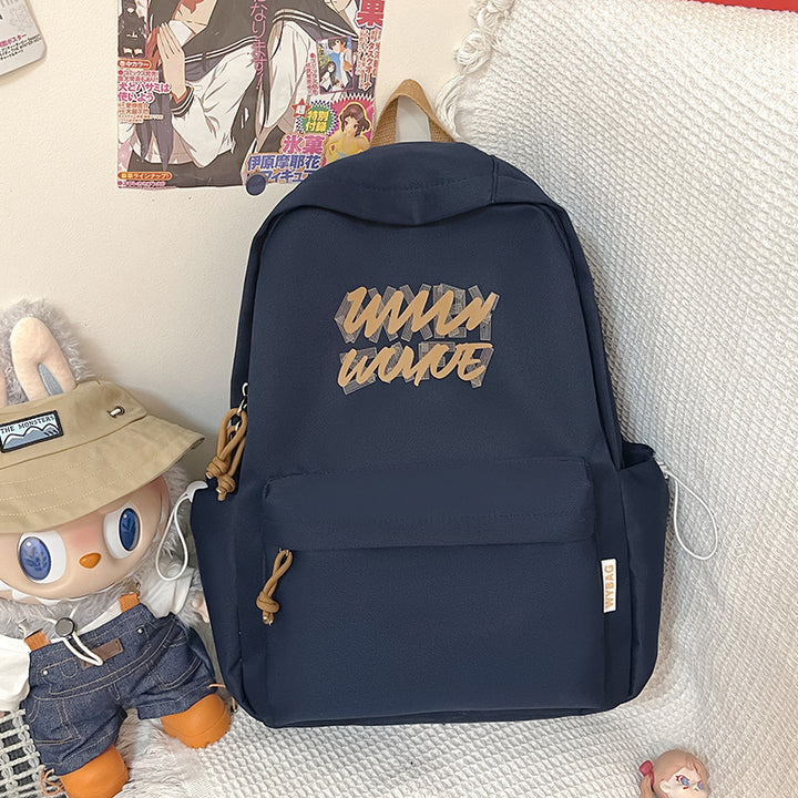 Trendy Graphic Print Backpack Bowlift