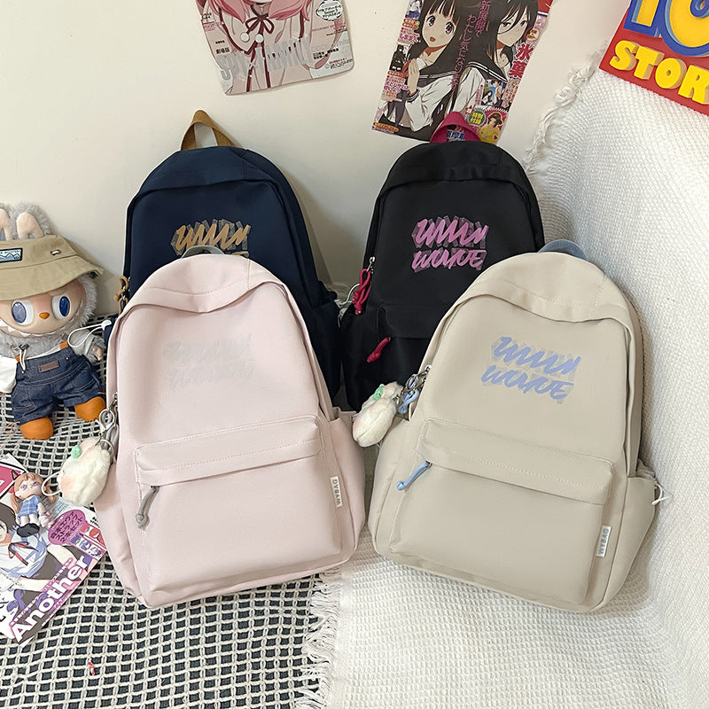 Trendy Graphic Print Backpack Bowlift