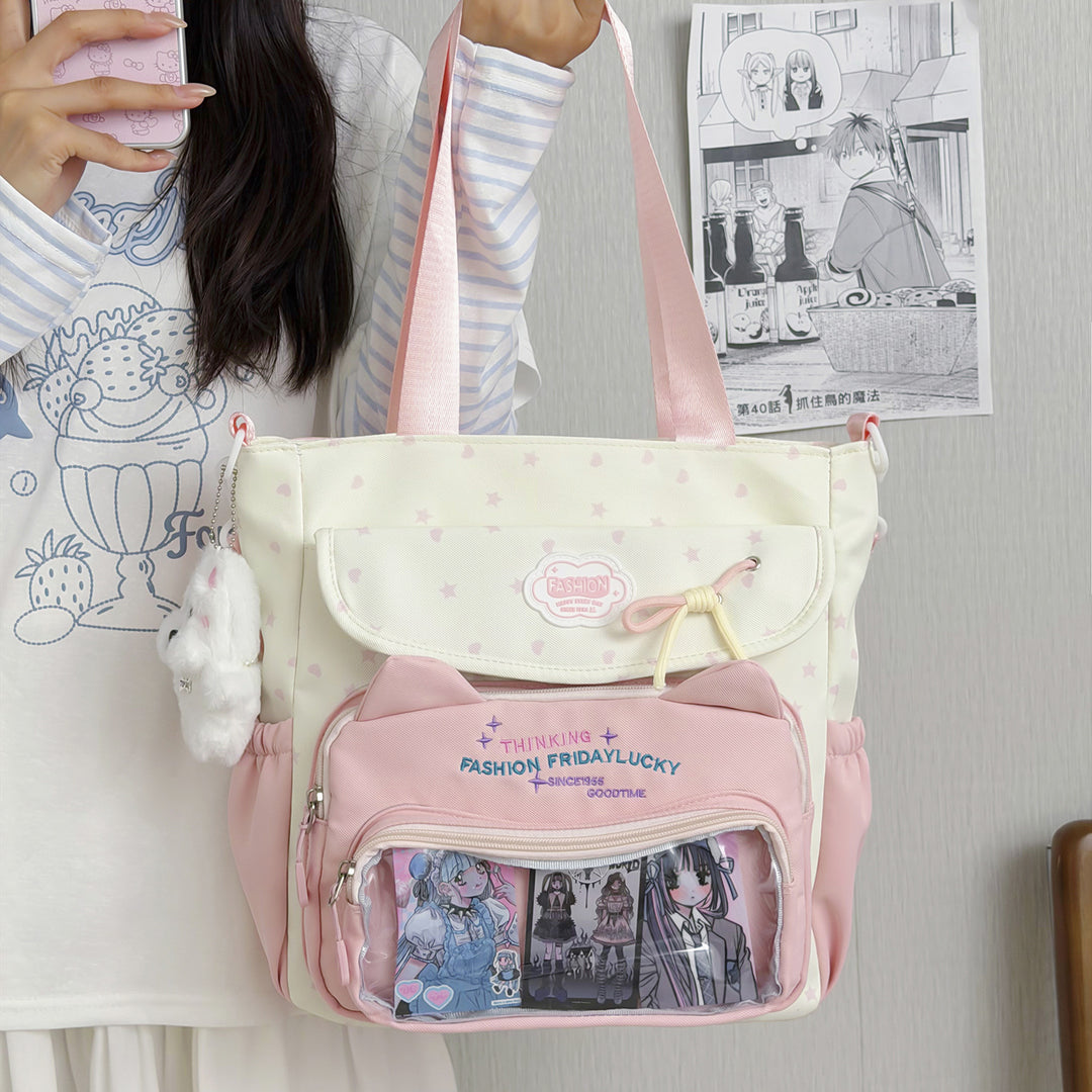 Trendy Multi-Pocket Shoulder Bag Bowlift