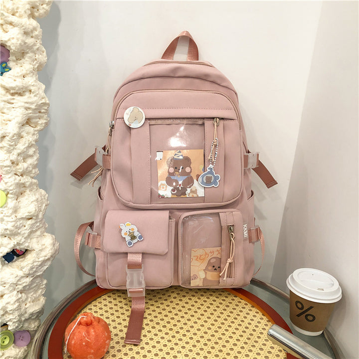 Cute Cartoon-Themed Backpack Bowlift