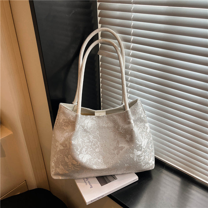 Stylish Metallic-Accented Handbag