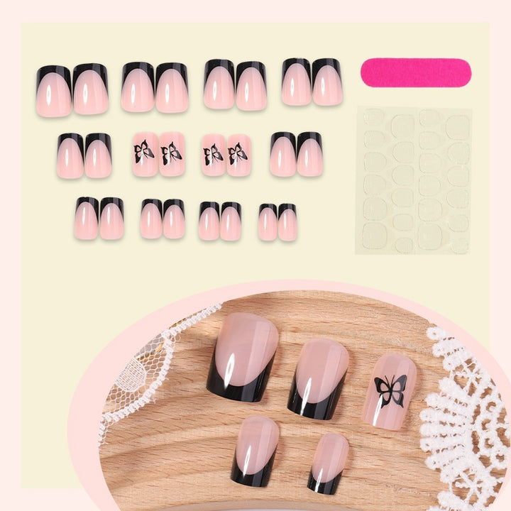 Artificial nail tips with elegant designs Bowlift