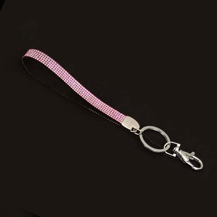 Stylish Rhinestone Keychain Bowlift