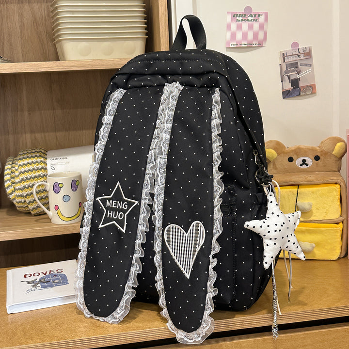 Playful Decorative Patchwork Backpack Bowlift