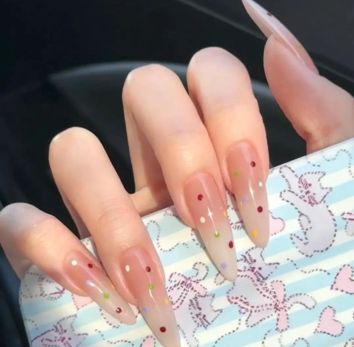 Decorative Butterfly-Embellished Press-On Nail Set