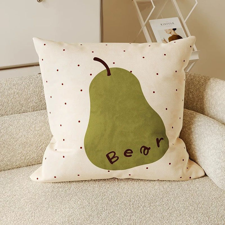 Decorative Fruit-Themed Throw Pillow