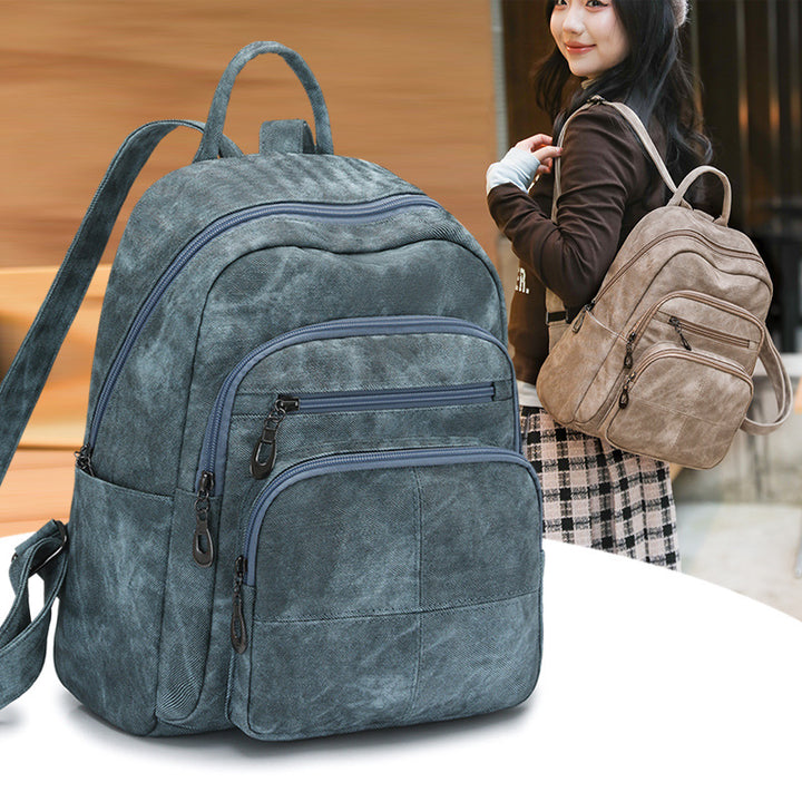 Vintage Leather Backpack Bowlift