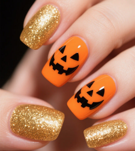 Halloween-Themed Nail Art Bowlift