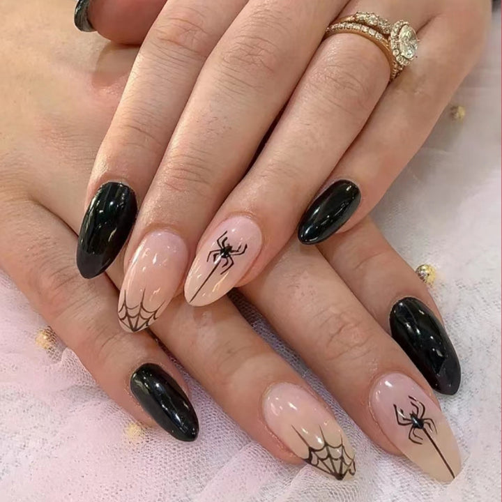 Artistic Halloween-Themed Nail Art Set Bowlift