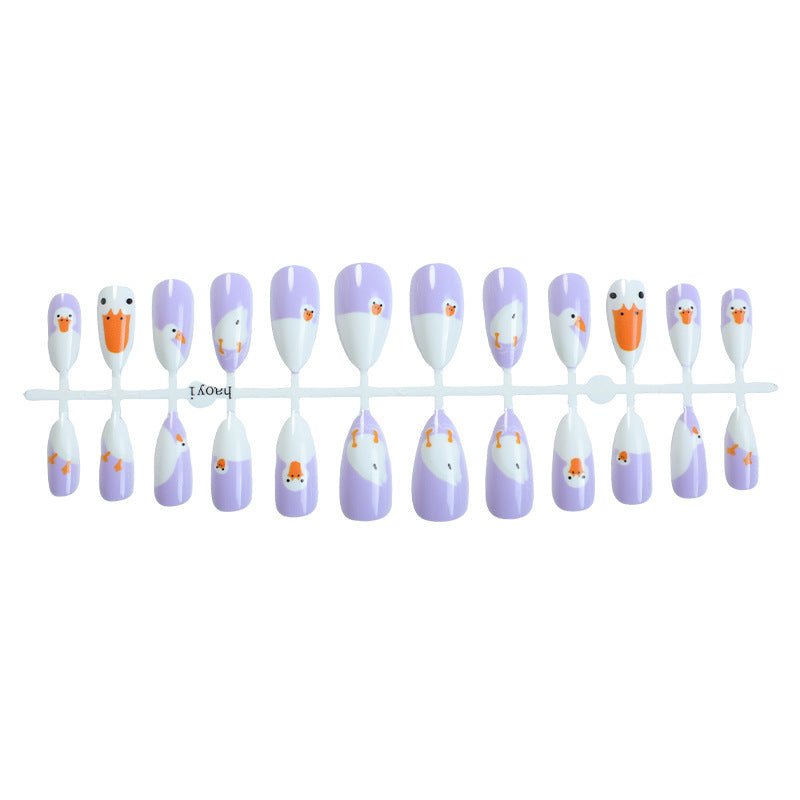 Artificial fingernails with animal design Bowlift