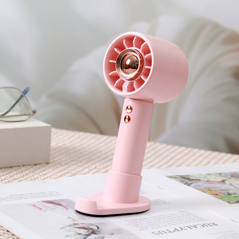 Ladies Portable Hand Fan with Powerful Battery Technology Bowlift