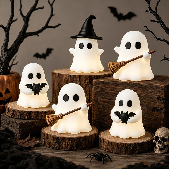 Cute silicone cable protector figure ghost with bat design
