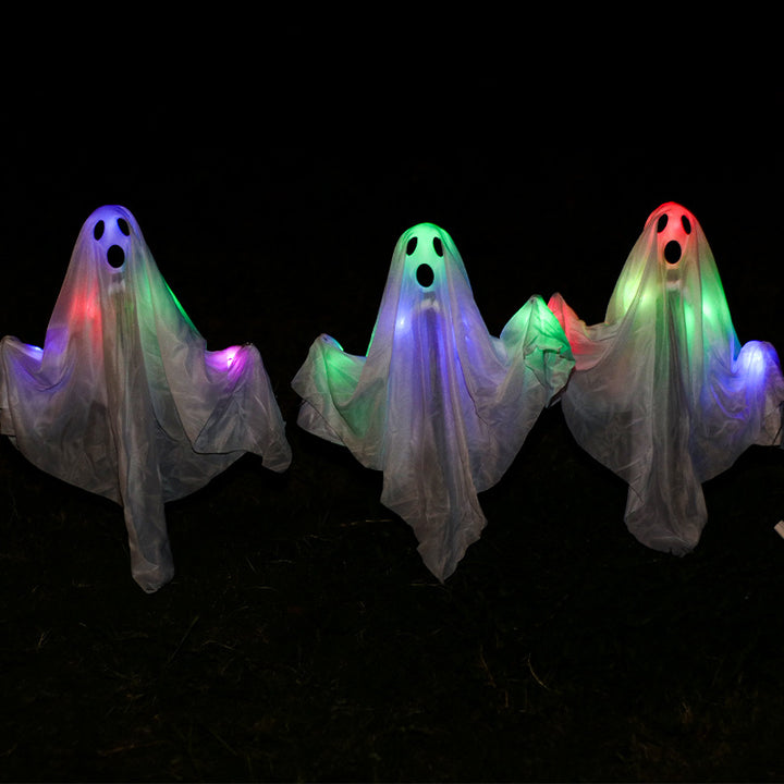 LED Light-Up Ghost Decoration Bowlift