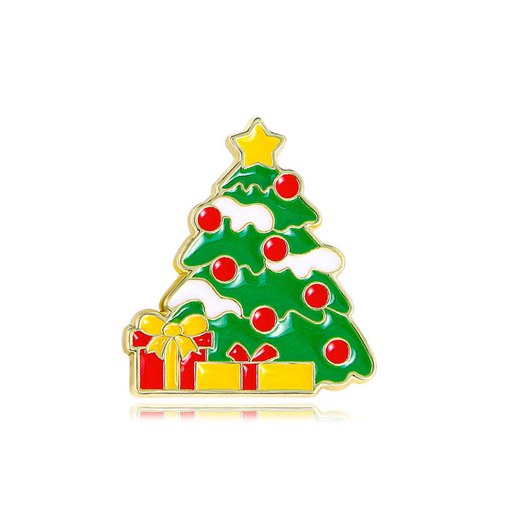 Decorative Enamel Christmas Tree Pin Bowlift