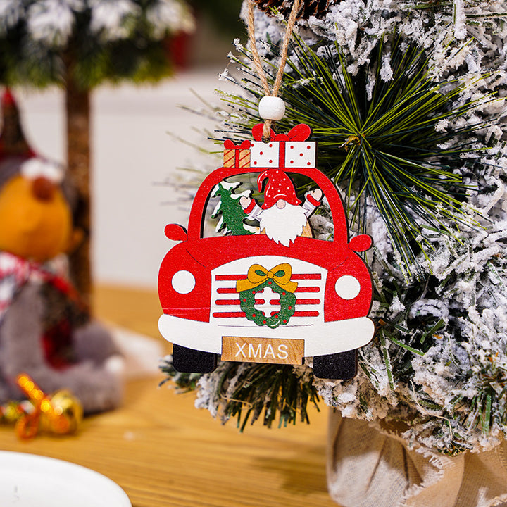Decorative Christmas cart figure Bowlift
