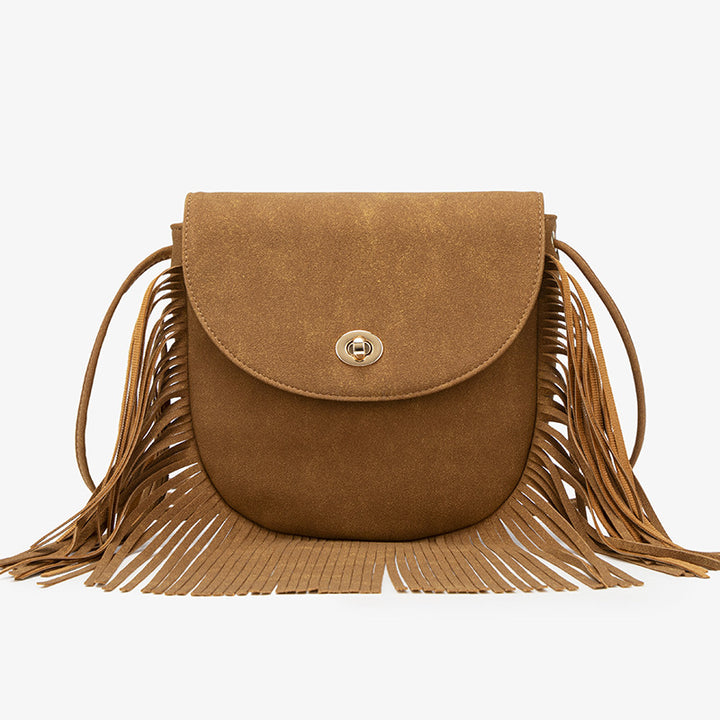 Stylish Fringe Detail Crossbody Bag