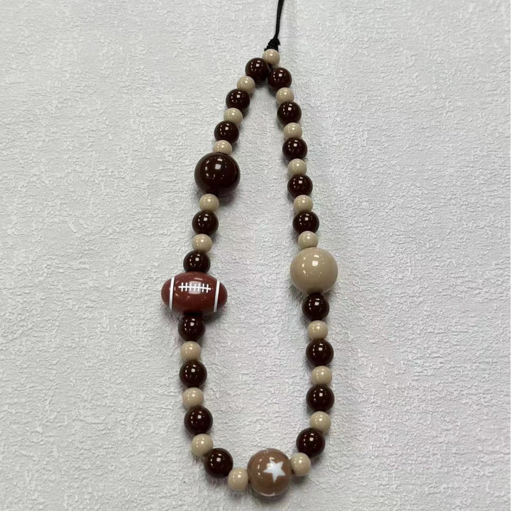 Beaded Sports Theme Eyewear Holder Bowlift