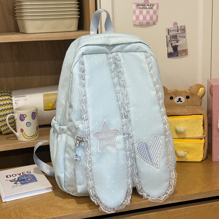 Playful Decorative Patchwork Backpack Bowlift