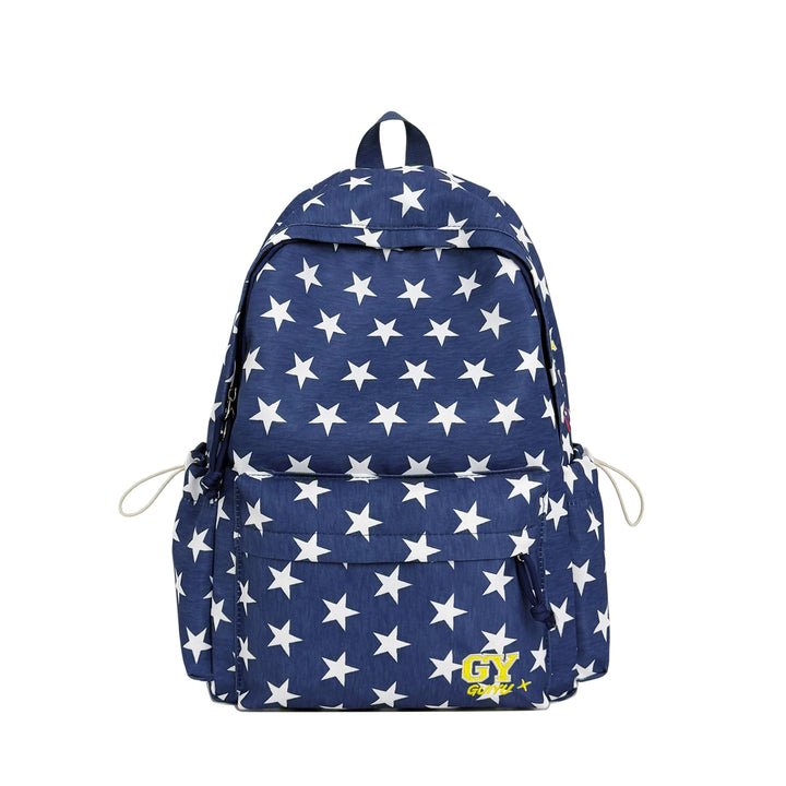 Versatile Multi-Pocket Star-Patterned Backpack Bowlift