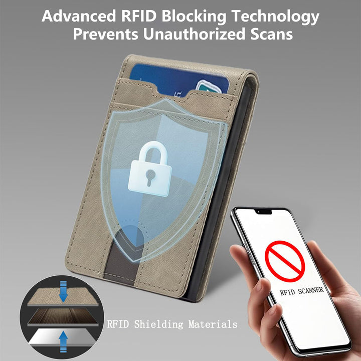 Minimalist RFID-Blocking Leather Cardholder Bowlift