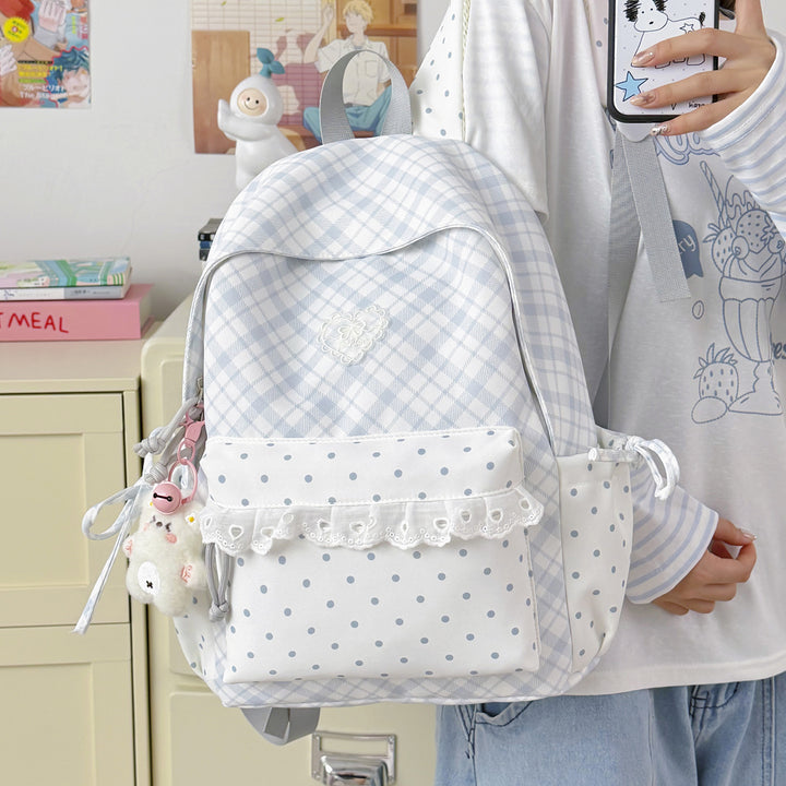 Playful Bunny-Ear Design Backpack Bowlift