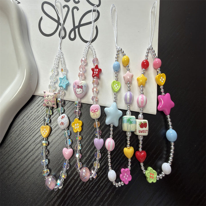Beaded Charm Eyewear Chain Holder Bowlift