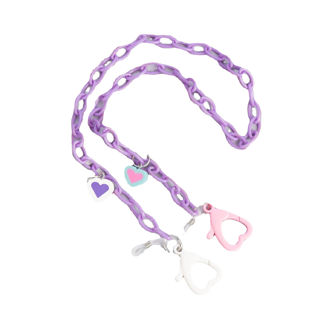 Stylish Heart-Themed Eyewear Chain Bowlift