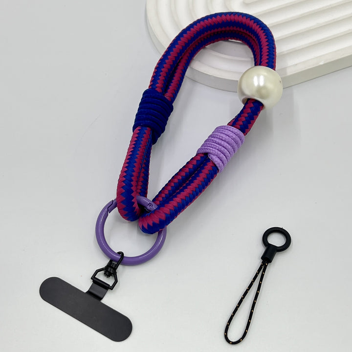 Colorful Braided Phone Lanyard Holder Bowlift