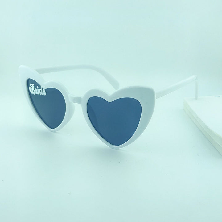 Heart-Shaped Bridal Sunglasses Bowlift