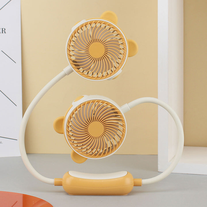 Ladies Portable Double Fan Bowlift