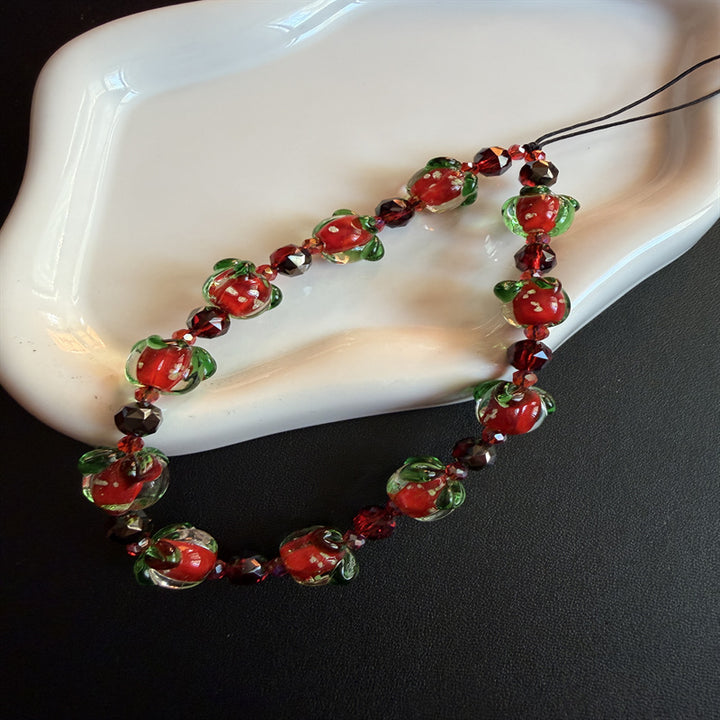 Handmade Glass Beaded Necklace Bowlift
