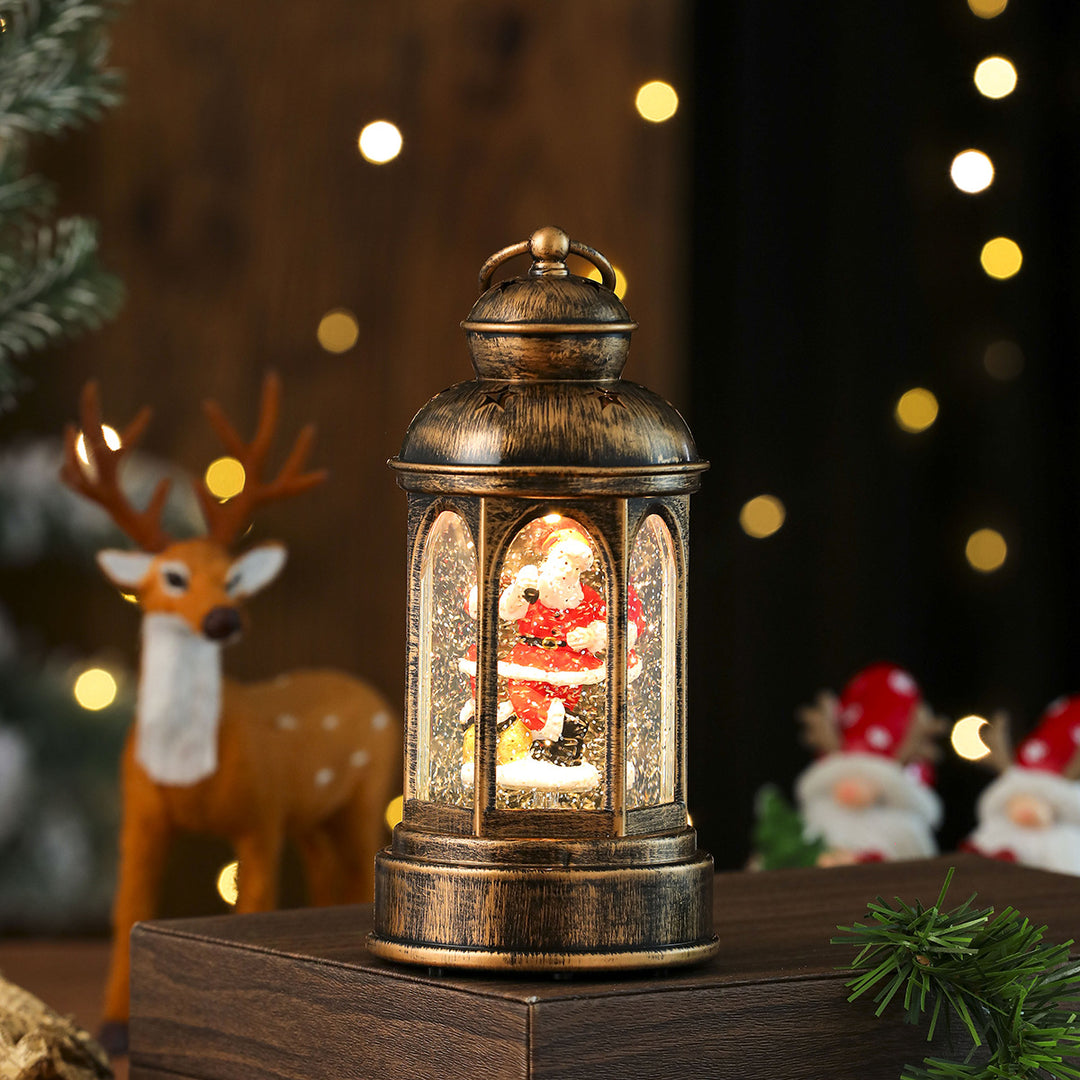 Decorative Illuminated Christmas Lantern Bowlift