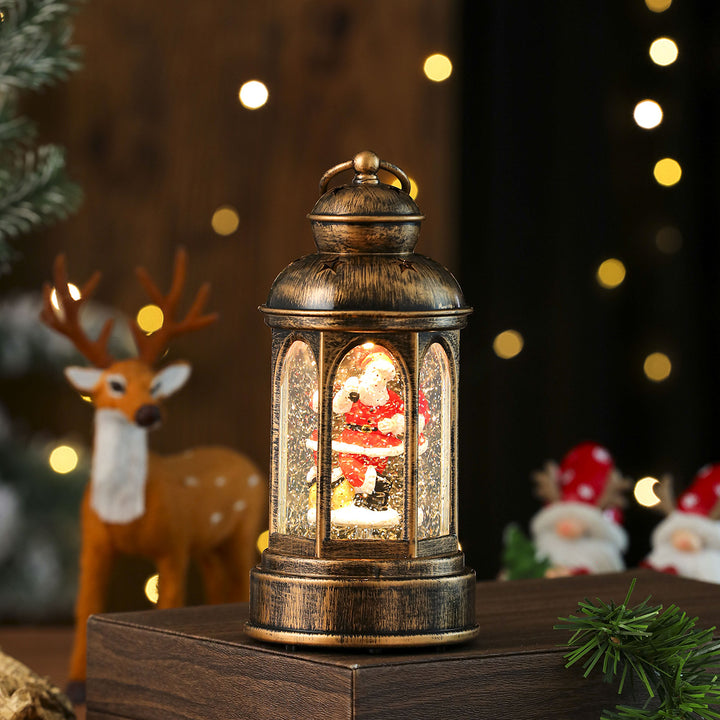 Decorative Illuminated Christmas Lantern Bowlift