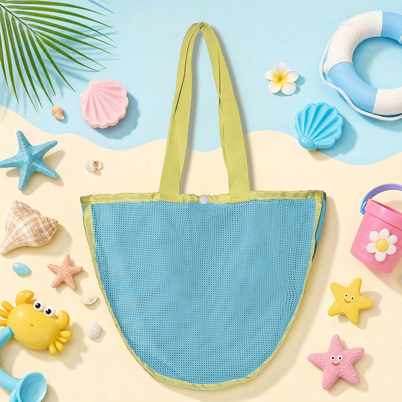 Multifunctional Beach Bag Made of Breathable Mesh Bowlift