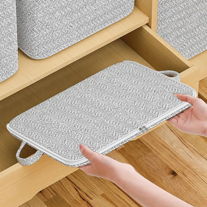 Stylish Woven Storage Hamper Bowlift