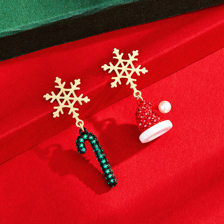 BowLift | Christmas Asymmetric Earrings