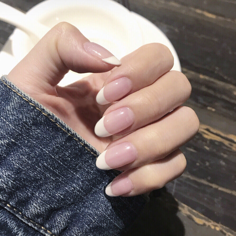French Tip Press-On Nail Set