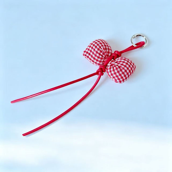 Decorative Leather Tassel Keychain Bowlift